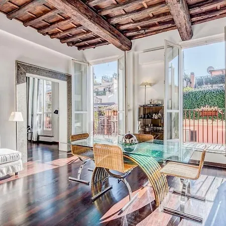 Luxury Spanish Steps Terrace Appartement